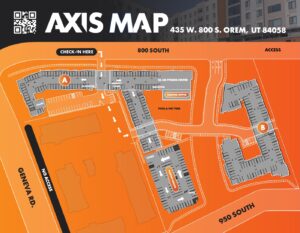Map of Axis Apartment Complex